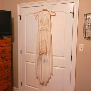 HIGH Low Semi Formal Party Dress